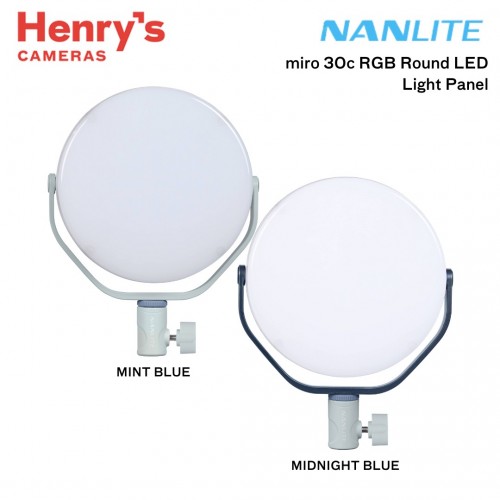 Nanlite miro 30c RGB Round LED Light Panel