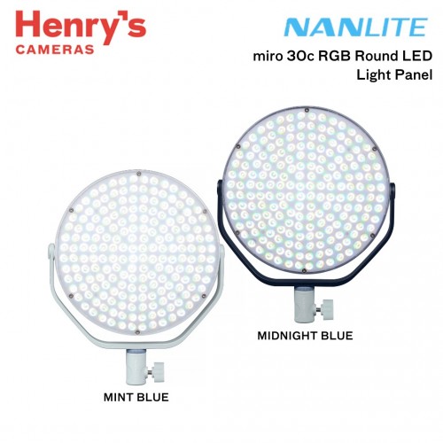 Nanlite miro 60c RGB Round LED Light Panel Nanlite miro 60c RGB Round LED Light Panel