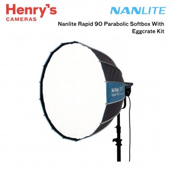 Nanlite Rapid 90 Parabolic Softbox With Eggcrate Kit