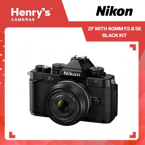 Nikon ZF with 40mm F2.8 SE Black Kit