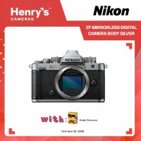 Nikon ZF Mirrorless Digital Camera Body Silver 