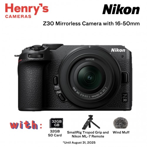Nikon Z30 Mirrorless Camera with 16-50mm