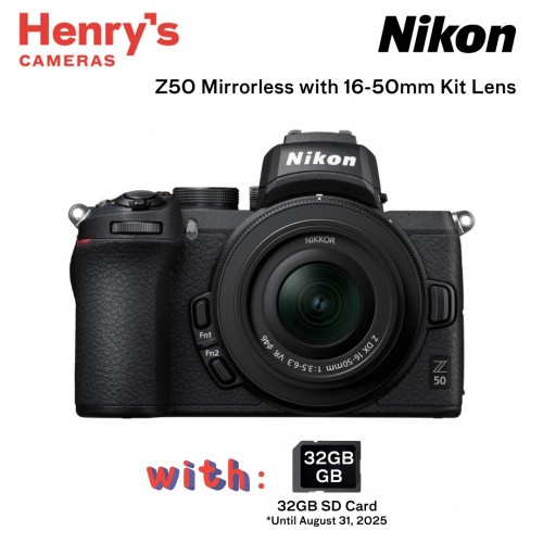 Nikon Z50 Mirrorless with 16-50mm Kit Lens
