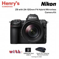 Nikon Z8 with 24-120mm F4 Hybrid Mirrorless Camera Kit 