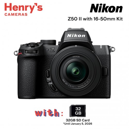 Nikon Z50 II with 16-50mm Lens Kit