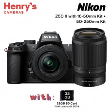 Nikon Z50 II with 16-50mm + 50-250mm Kit Lens Nikon Z50 II with 16-50mm + 50-250mm Kit Lens