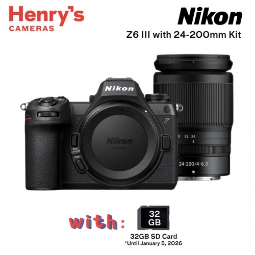 Nikon Z6 III with 24-200mm Kit Nikon Z6 III with 24-200mm Kit