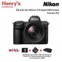 Nikon Z8 with 24-120mm F4 Hybrid Mirrorless Camera Kit Nikon Z8 with 24-120mm F4 Hybrid Mirrorless Camera Kit