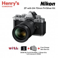 Nikon ZF with 24-70mm F4 Silver Kit Nikon ZF with 24-70mm F4 Silver Kit