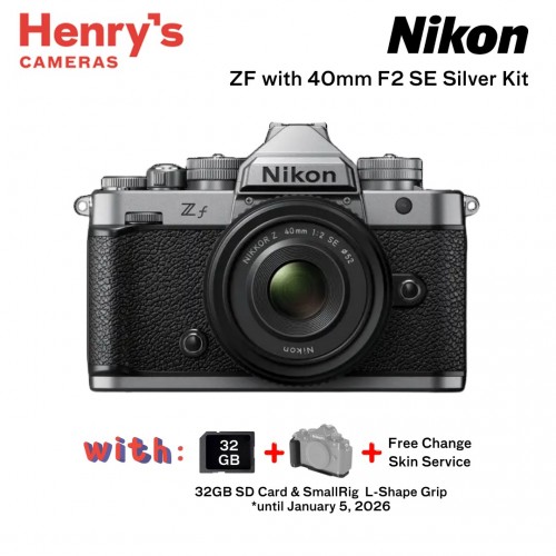 Nikon ZF with 40mm F2 SE Silver Kit