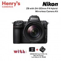 Nikon Z8 with 24-120mm F4 Hybrid Mirrorless Camera Kit 