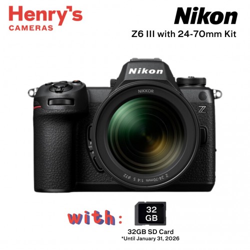 Nikon Z6 III with 24-70mm Kit Nikon Z6 III with 24-70mm Kit