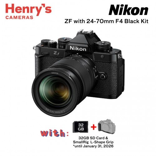 Nikon ZF with 24-70mm F4 Black Kit Nikon ZF with 24-70mm F4 Black Kit