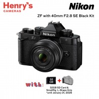 Nikon ZF with 40mm F2.8 SE Black Kit