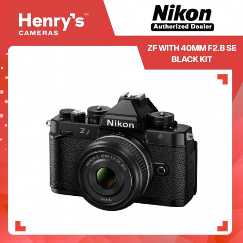 Nikon ZF with 40mm F2.8 SE Black Kit