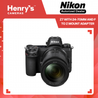 Nikon Z7 with 24-70mm and F to Z mount adapter