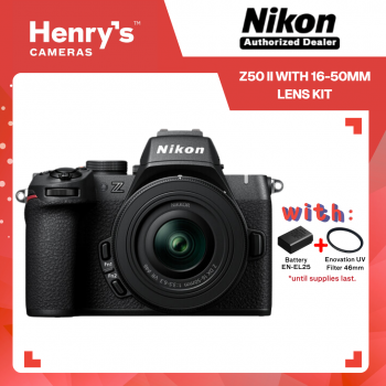 Nikon Z50 II with 16-50mm Lens Kit