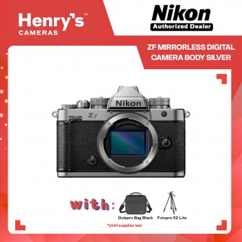 Nikon ZF Mirrorless Digital Camera Body Silver 
