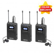 Boya BY-WM8 PRO-K2 UHF Dual-Channel Lavalier Wireless Mic System