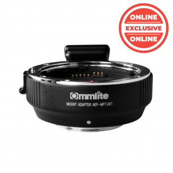 Commlite Electronic Aperture Control AF Lens Mount Adapter EF Lens - Micro 4/3 SALE Commlite Electronic Aperture Control AF Lens Mount Adapter EF Lens - Micro 4/3 SALE