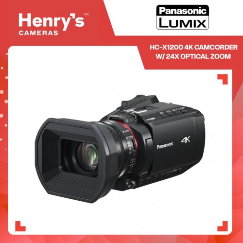 Panasonic HC-X1200 4K Camcorder w/ 24X Optical Zoom