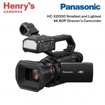 Panasonic HC-X2000 Smallest and Lightest 4K 60P Director's Camcorder Panasonic HC-X2000 Smallest and Lightest 4K 60P Director's Camcorder