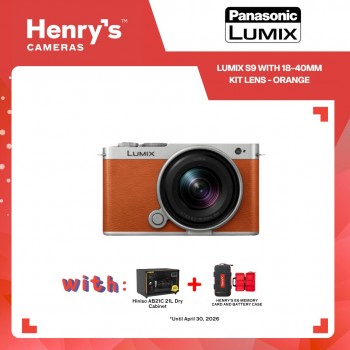Panasonic Lumix S9 with 18-40mm Kit Lens - Orange