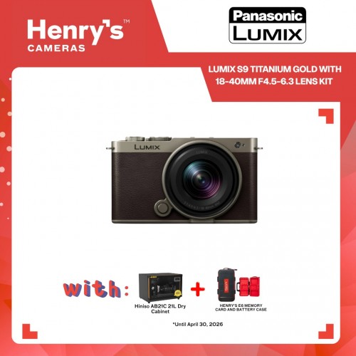 Panasonic Lumix S9 Titanium Gold with 18-40mm F4.5-6.3 Lens Kit (Limited Edition)