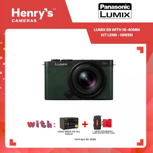Panasonic Lumix S9 with 18-40mm Kit Lens - Green