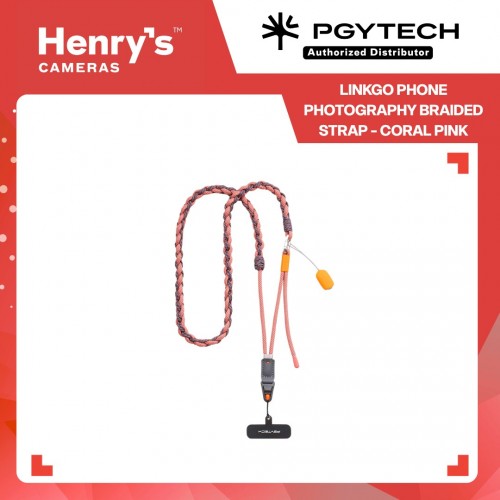 Pgytech LinkGo Phone Photography Braided Strap - Coral Pink