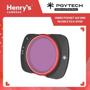 PGYTECH Osmo Pocket 3/4 VND Filter 2 to 5-Stop PGYTECH Osmo Pocket 3/4 VND Filter 2 to 5-Stop