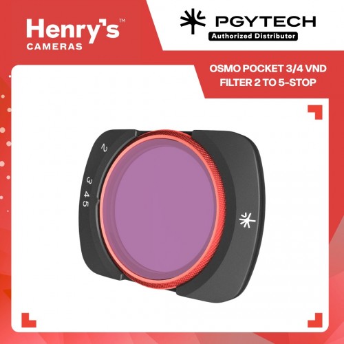 PGYTECH Osmo Pocket 3/4 VND Filter 2 to 5-Stop PGYTECH Osmo Pocket 3/4 VND Filter 2 to 5-Stop