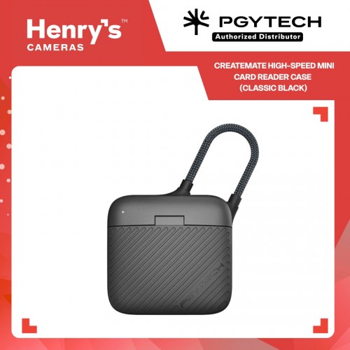 PGYTECH CreateMate High-Speed Mini Card Reader Case (Classic Black)