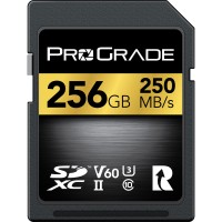 Prograde 256GB SD V60 Gold 250mbps SDXC UHS-II