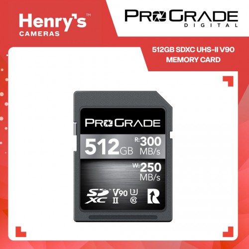 ProGrade Digital 512GB SDXC UHS-II V90 Memory Card