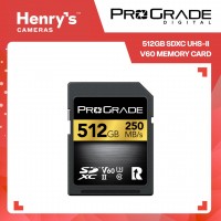 ProGrade Digital 512GB SDXC UHS-II V60 Memory Card