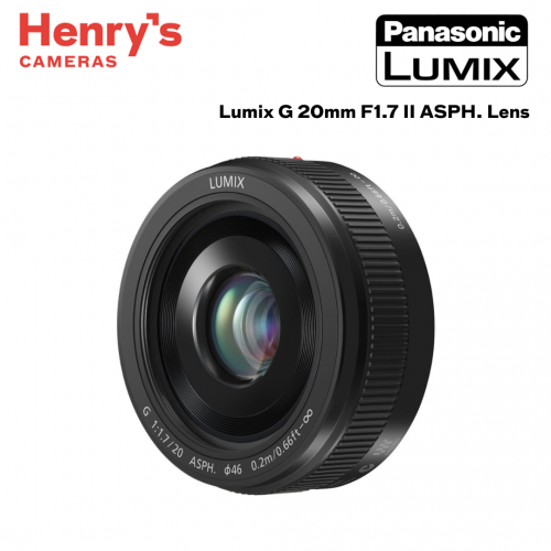 Panasonic Lumix G 20mm F1.7 II ASPH. Lens
