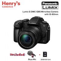 Panasonic Lumix G DMC-G85 Mirrorless Camera with 12-60mm