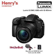 Panasonic Lumix G DMC-G85 Mirrorless Camera with 12-60mm