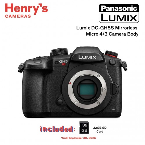 Panasonic Lumix DC-GH5S Mirrorless Micro 4/3 Camera Body
