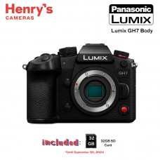 Panasonic Lumix GH7 Mirrorless Camera Body Only