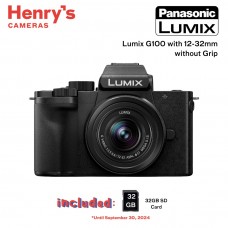 Panasonic Lumix G100 with 12-32mm without Grip