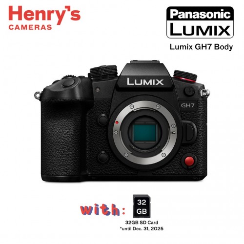 Panasonic Lumix GH7 Mirrorless Camera Body Only