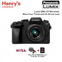 Panasonic Lumix DMC-G7 Mirrorless Micro Four-Thirds with 14-42 mm Lens Panasonic Lumix DMC-G7 Mirrorless Micro Four-Thirds with 14-42 mm Lens