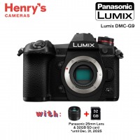 Panasonic Lumix DMC-G9 Mirrorless Micro 4/3 Camera Body Panasonic Lumix DMC-G9 Mirrorless Micro 4/3 Camera Body