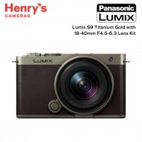 Panasonic Lumix S9 Titanium Gold with 18-40mm F4.5-6.3 Lens Kit (Limited Edition) Panasonic Lumix S9 Titanium Gold with 18-40mm F4.5-6.3 Lens Kit (Limited Edition)