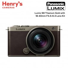 Panasonic Lumix S9 Titanium Gold with 18-40mm F4.5-6.3 Lens Kit (Limited Edition) Panasonic Lumix S9 Titanium Gold with 18-40mm F4.5-6.3 Lens Kit (Limited Edition)