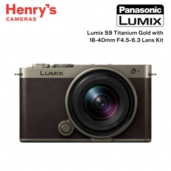 Panasonic Lumix S9 Titanium Gold with 18-40mm F4.5-6.3 Lens Kit (Limited Edition)