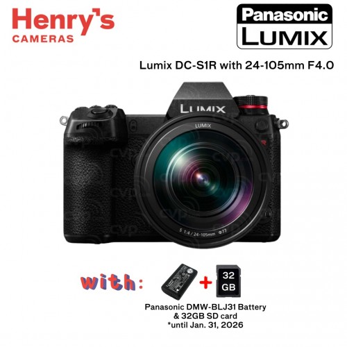 Panasonic Lumix DC-S1R with 24-105mm F4.0