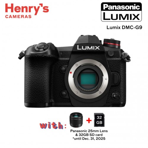 Panasonic Lumix DMC-G9 Mirrorless Micro 4/3 Camera Body
